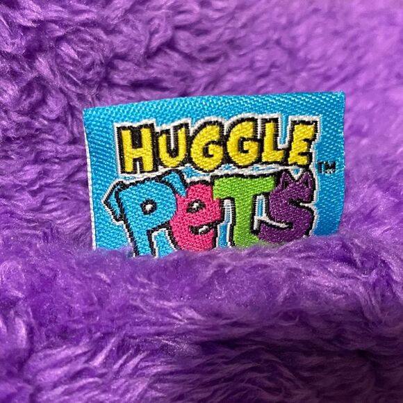 Huggle Pets Rainbow Unicorn Animal Hoodie Plush Girls Pullover Purple OSFM Kids - Picture 4 of 15